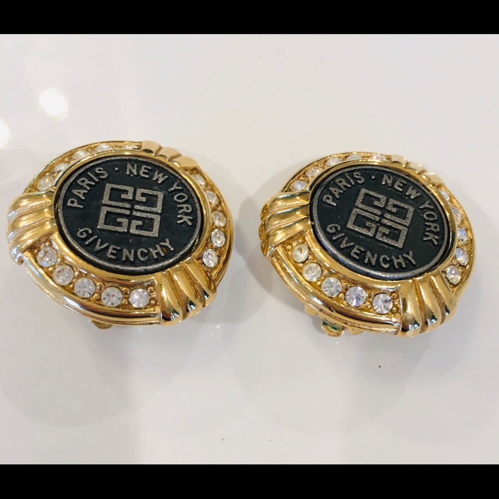 Givenchy VTG Iconic 80’s Coin Earrings - Picture 2 of 8